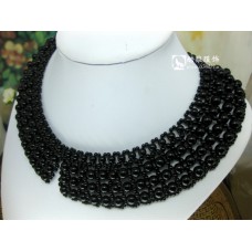 KLJL003 national official website the same paragraph multi-layer pearl pointed collar short necklace collar false collar children necklace bubble bead necklace