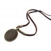 New European and American necklaces, zodiac alloy retro alloy sweater chain, cowhide rope long necklace