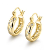 European and American fashion new earrings inlaid zircon earrings AliExpress hot selling earrings Yiwu factory spot supply wholesale