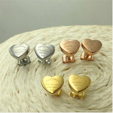 E5-205a wholesale peach heart logo earrings fashion exquisite ladies heart-shaped simple earrings love earrings