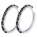 European and American colorful zircon earrings fashion zircon earrings Amazon hot sale new cross-border spot direct supply wish