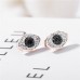 Simple titanium steel earrings temperament square round geometric light luxury earrings jewelry women mini ear bone studs wholesale