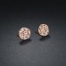 Simple titanium steel earrings temperament square round geometric light luxury earrings jewelry women mini ear bone studs wholesale