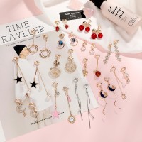 No pierced ear clips Korean temperament simple earrings fresh and wild personality trendy earrings long earrings wholesale