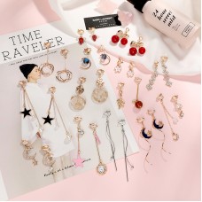 No pierced ear clips Korean temperament simple earrings fresh and wild personality trendy earrings long earrings wholesale