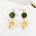 No pierced ear clips Korean temperament simple earrings fresh and wild personality trendy earrings long earrings wholesale