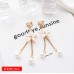 No pierced ear clips Korean temperament simple earrings fresh and wild personality trendy earrings long earrings wholesale