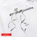 No pierced ear clips Korean temperament simple earrings fresh and wild personality trendy earrings long earrings wholesale