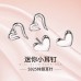 Collection 1 hot selling source 925 sterling silver needle earrings creative Korean style small earrings female mini love earring