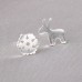 Collection 1 hot selling source 925 sterling silver needle earrings creative Korean style small earrings female mini love earring