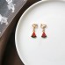 Korean creative ear clip without pierced net red cold wind earrings fashion simple and small super fairy earrings women