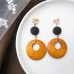 Korean creative ear clip without pierced net red cold wind earrings fashion simple and small super fairy earrings women