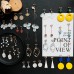 Korean creative ear clip without pierced net red cold wind earrings fashion simple and small super fairy earrings women