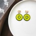 Korean creative ear clip without pierced net red cold wind earrings fashion simple and small super fairy earrings women