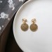 Korean creative ear clip without pierced net red cold wind earrings fashion simple and small super fairy earrings women