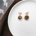 Korean creative ear clip without pierced net red cold wind earrings fashion simple and small super fairy earrings women