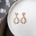 Korean creative ear clip without pierced net red cold wind earrings fashion simple and small super fairy earrings women