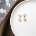 Korean creative ear clip without pierced net red cold wind earrings fashion simple and small super fairy earrings women