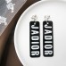 Korean creative ear clip without pierced net red cold wind earrings fashion simple and small super fairy earrings women