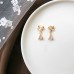 Korean creative ear clip without pierced net red cold wind earrings fashion simple and small super fairy earrings women
