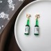 Korean creative ear clip without pierced net red cold wind earrings fashion simple and small super fairy earrings women