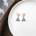 Korean creative ear clip without pierced net red cold wind earrings fashion simple and small super fairy earrings women