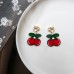 Korean creative ear clip without pierced net red cold wind earrings fashion simple and small super fairy earrings women