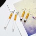 Harajuku style retro funny personality fun realistic cigarette butt earrings Korean trendy temperament earrings without pierced ear clips
