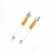Harajuku style retro funny personality fun realistic cigarette butt earrings Korean trendy temperament earrings without pierced ear clips