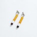 Harajuku style retro funny personality fun realistic cigarette butt earrings Korean trendy temperament earrings without pierced ear clips